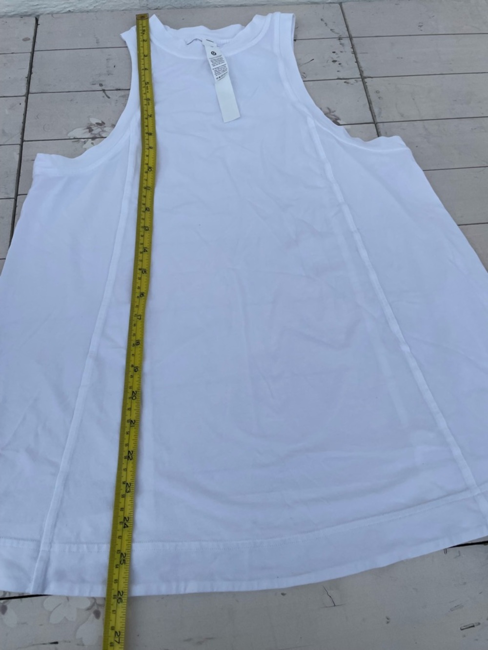 lululemon athletica White Racerback Stretch Tank - Picture 6 of 11